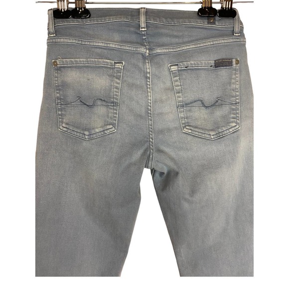 7 For All Mankind Luxe performance Slimmy jeans in French Blue Size Mens 30x32 - Picture 6 of 9